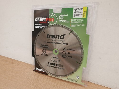 Trend 250mm 80t tct - 250mm, table